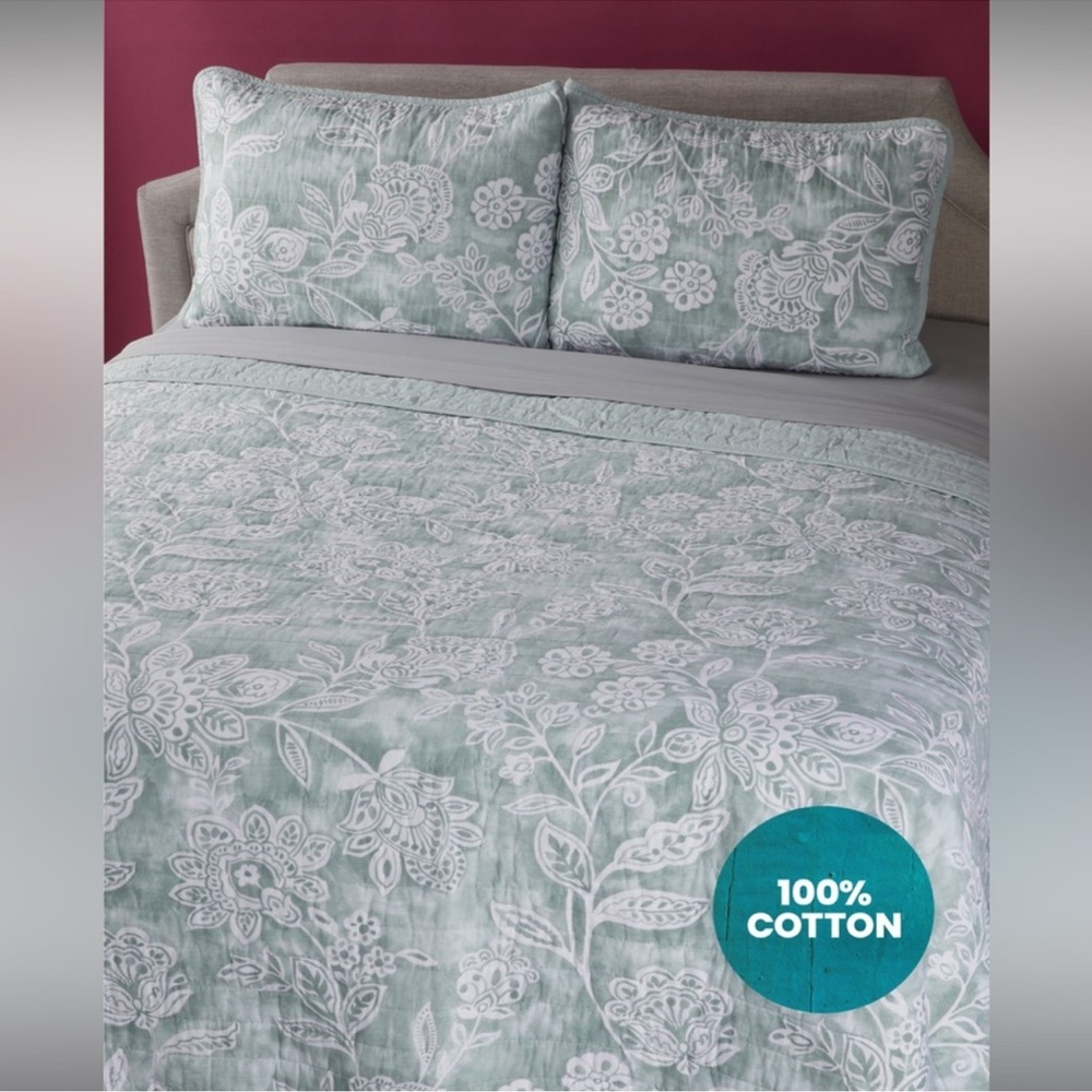 🎉LAST PIECE🎉Rachel Zoe cotton Quilt Set